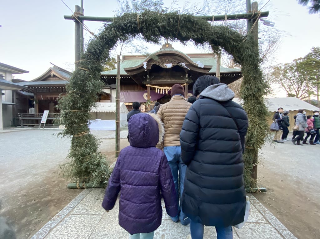 葛飾八幡宮で年越の大祓が行われました