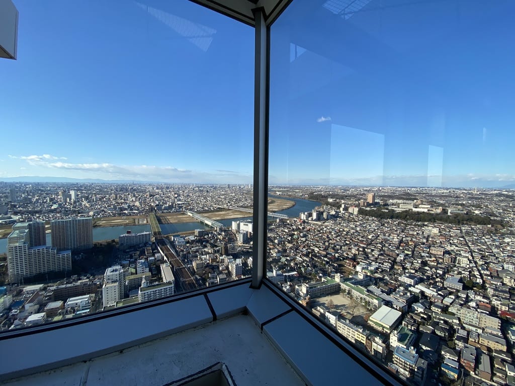 初めてアイリンク展望施設を訪れました