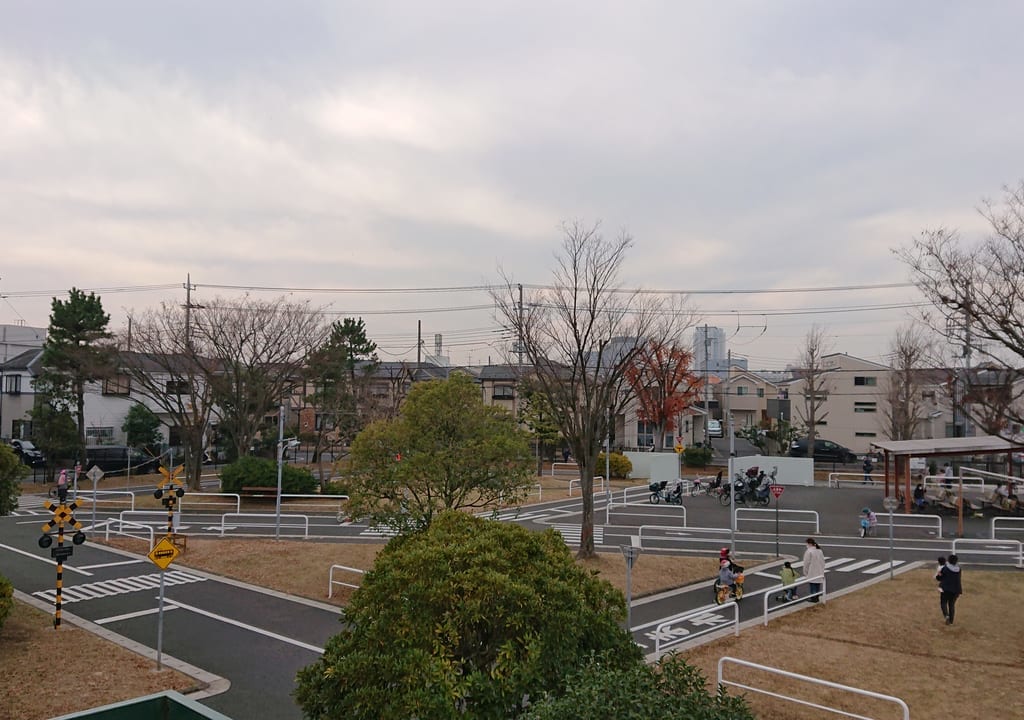東菅野児童交通公園の全景