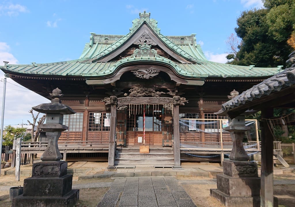 正中山法華経寺の刹堂の正面写真