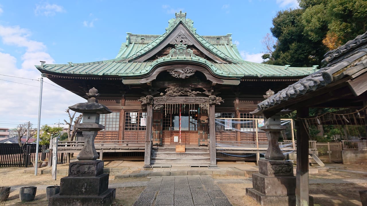 正中山法華経寺の刹堂の正面写真