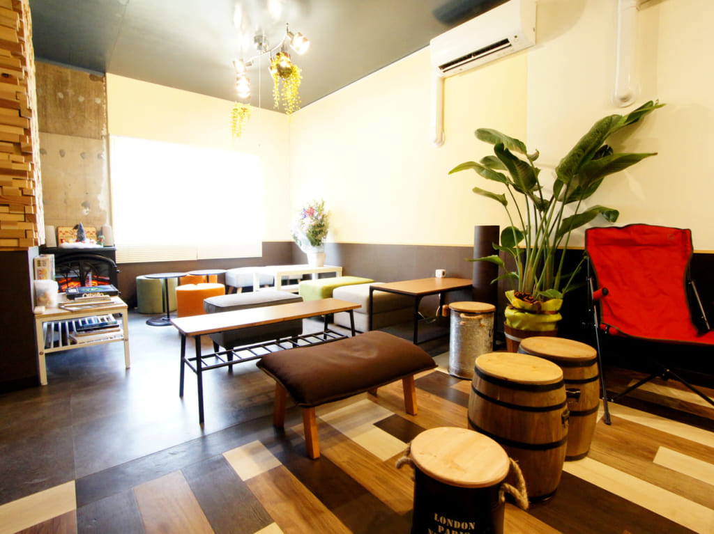 We Home HOTEL＋hostel＆kitchenのラウンジ