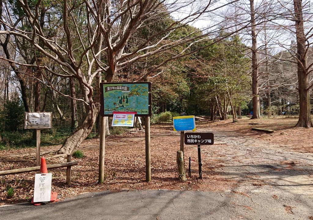 いちかわ市民キャンプ場の雰囲気