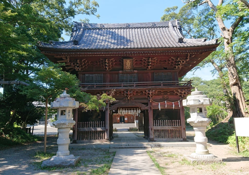 真間山弘法寺の仁王門