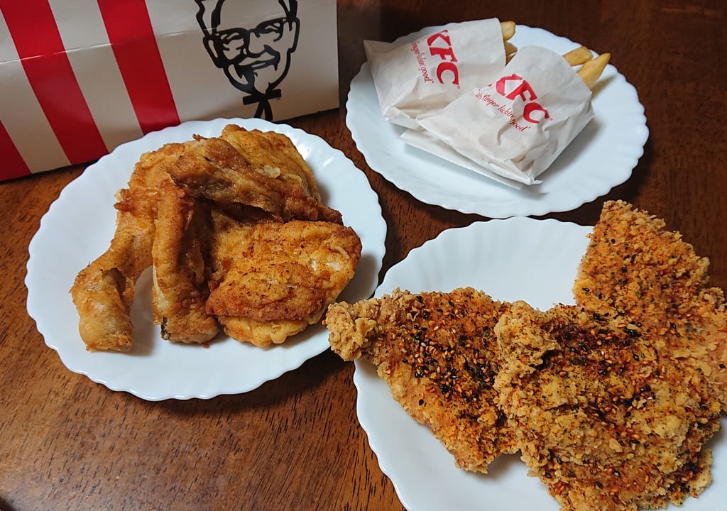 ケンタッキーフライドチキンショップス市川鬼高店の食べ比べセット