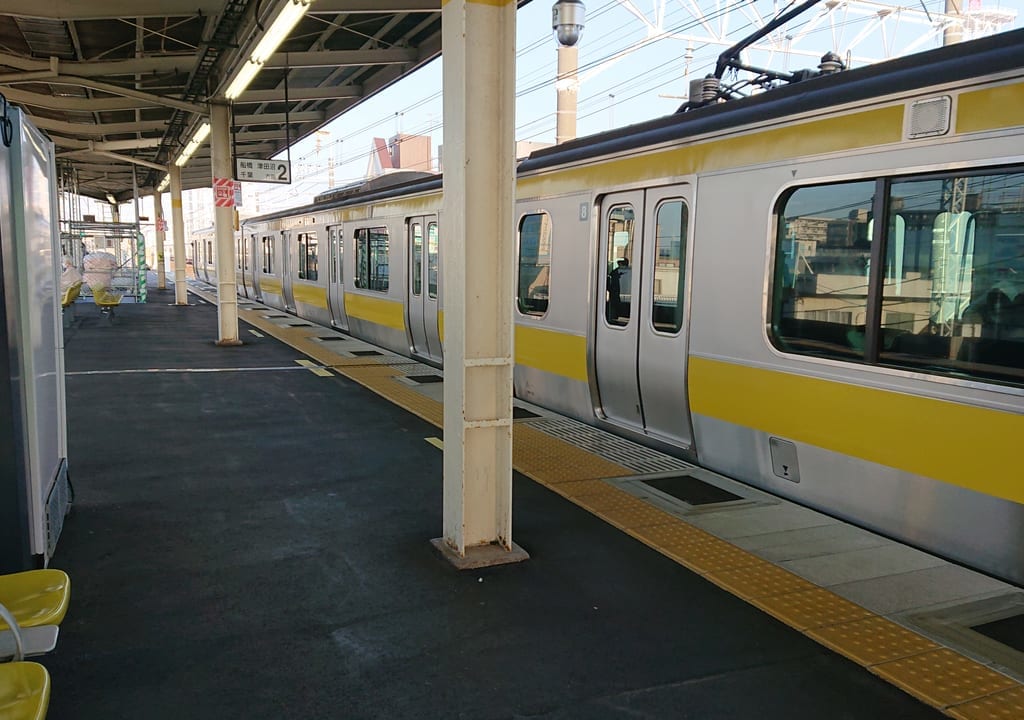下総中山駅にホームドア設置