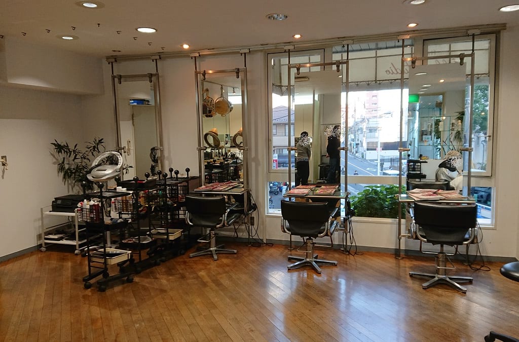 ジェフ・ヘアースタジオの店内