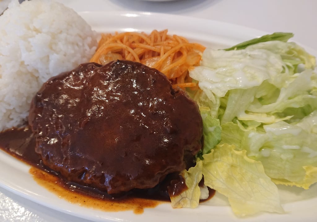 さざ波キッチンのハンバーグ