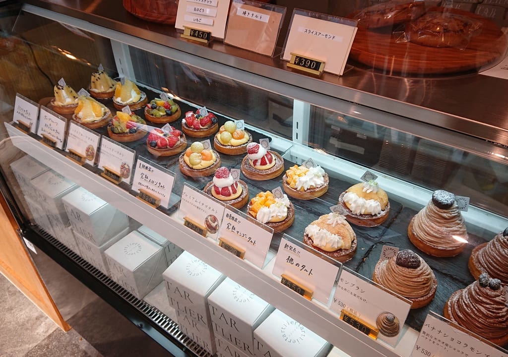 タルトリエのショーケース