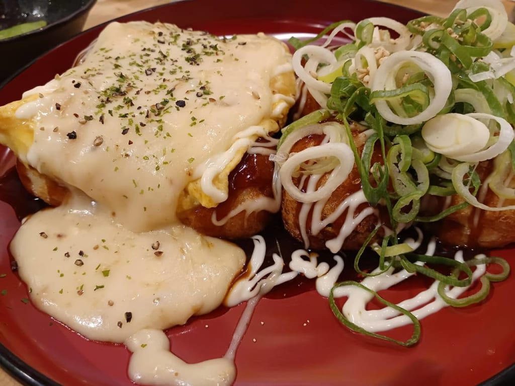 たことハイボールの2種盛り