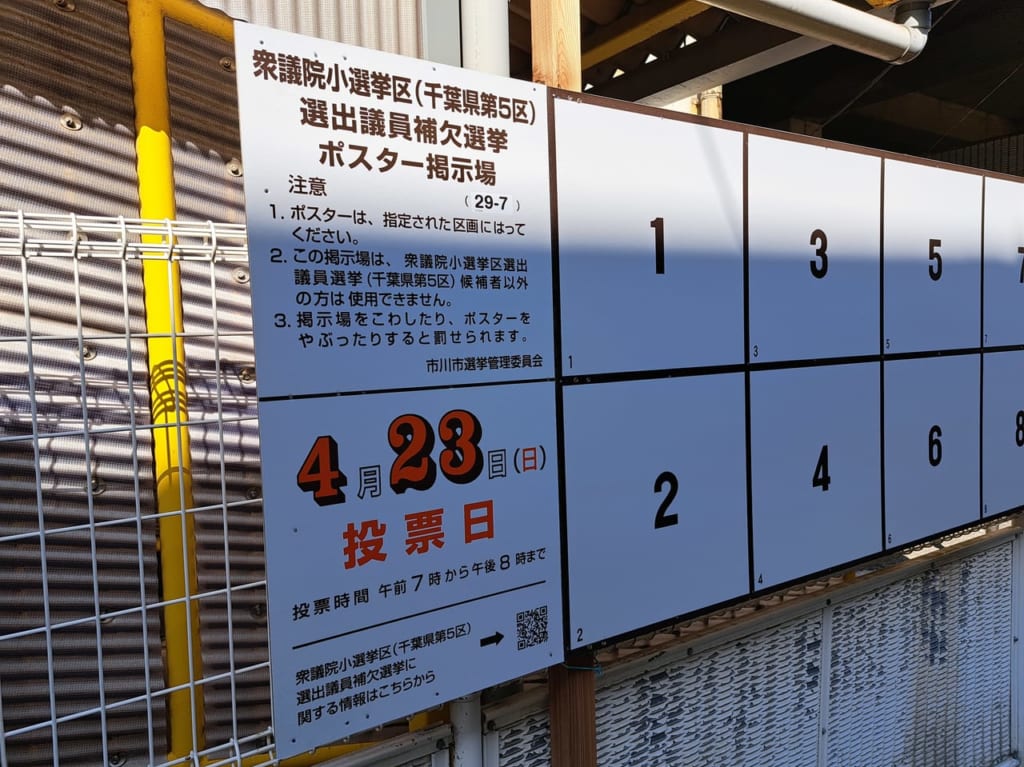 千葉5区補欠選挙2023年