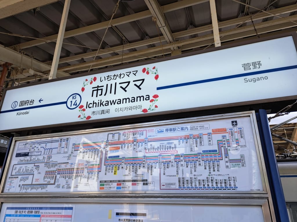 市川ママ駅