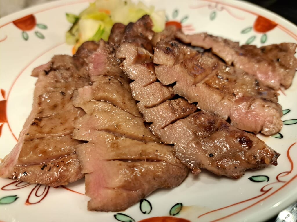 牛たん焼き仙台辺見ニッケコルトンプラザ店の上たん焼き