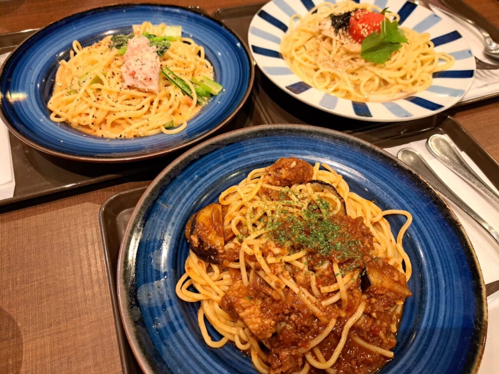 サンマルクカフェニッケコルトンプラザ店のパスタ