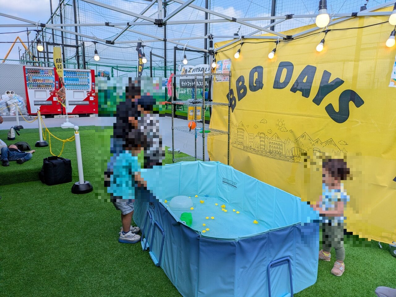 BBQDAYS市川コルトンプラザの水遊びコーナー