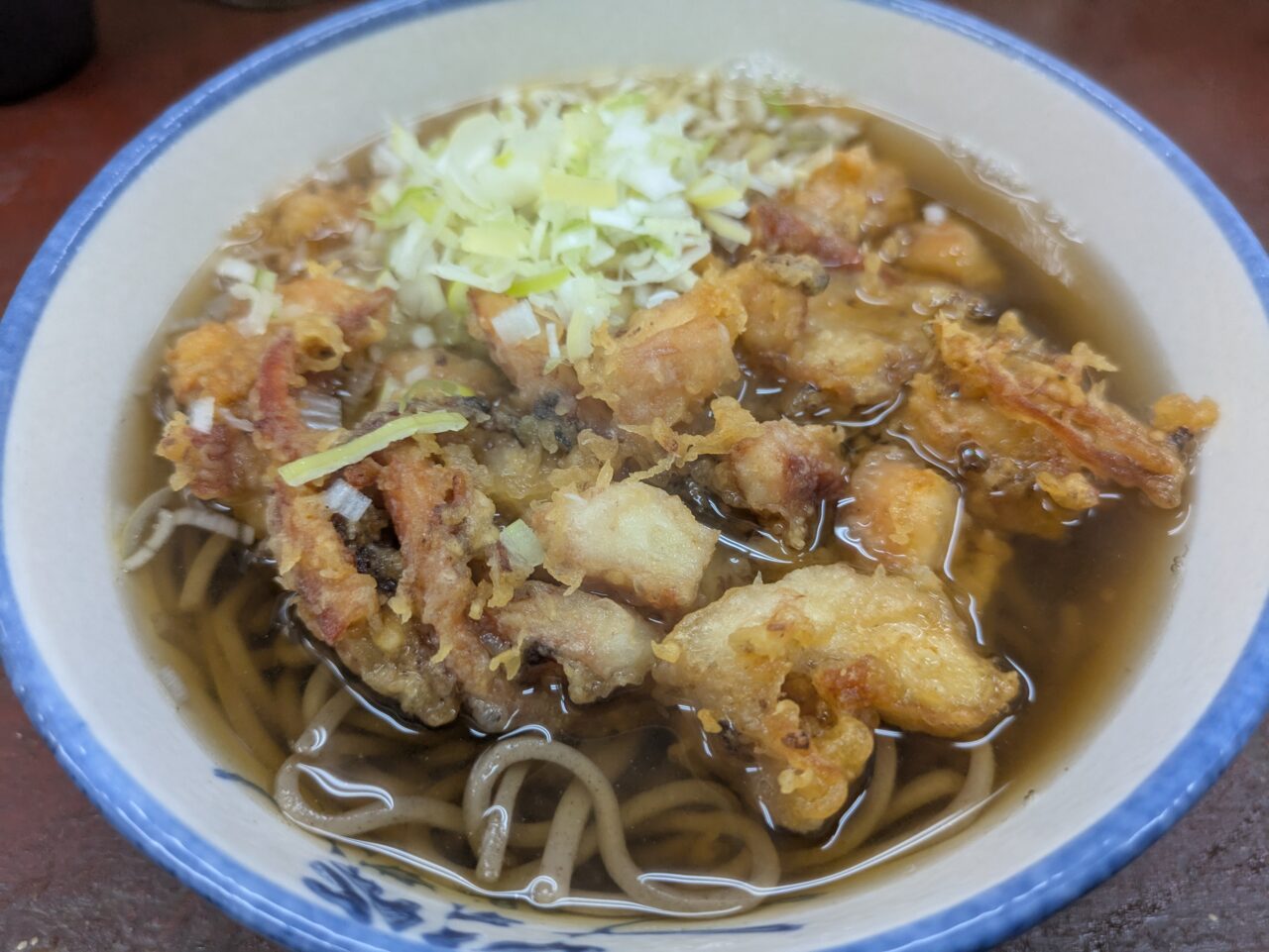 鈴家のげそ天そば