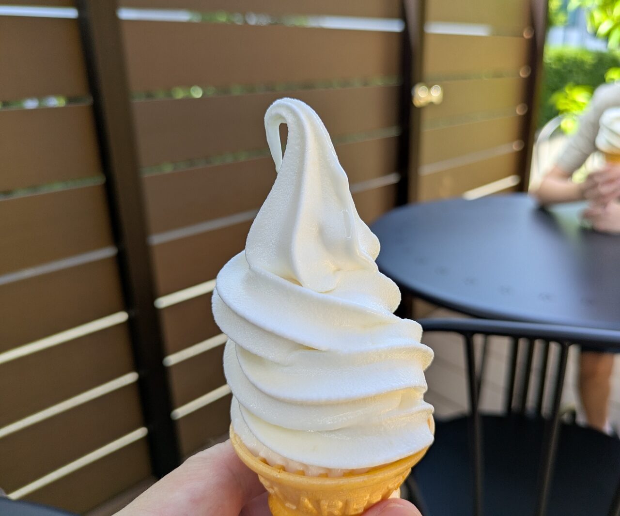 北海道テラスのソフトクリーム