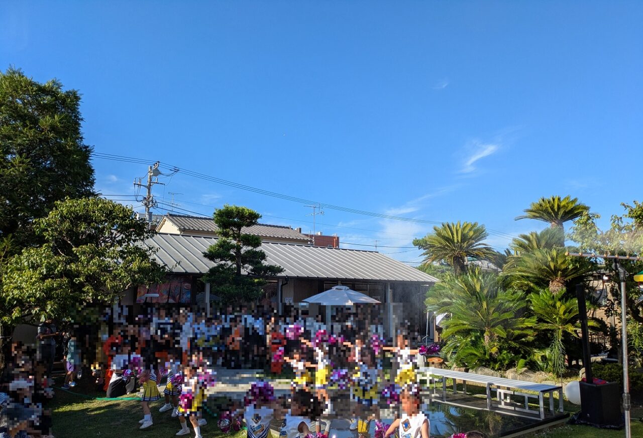 安国院寺庭マルシェのパフォーマンス