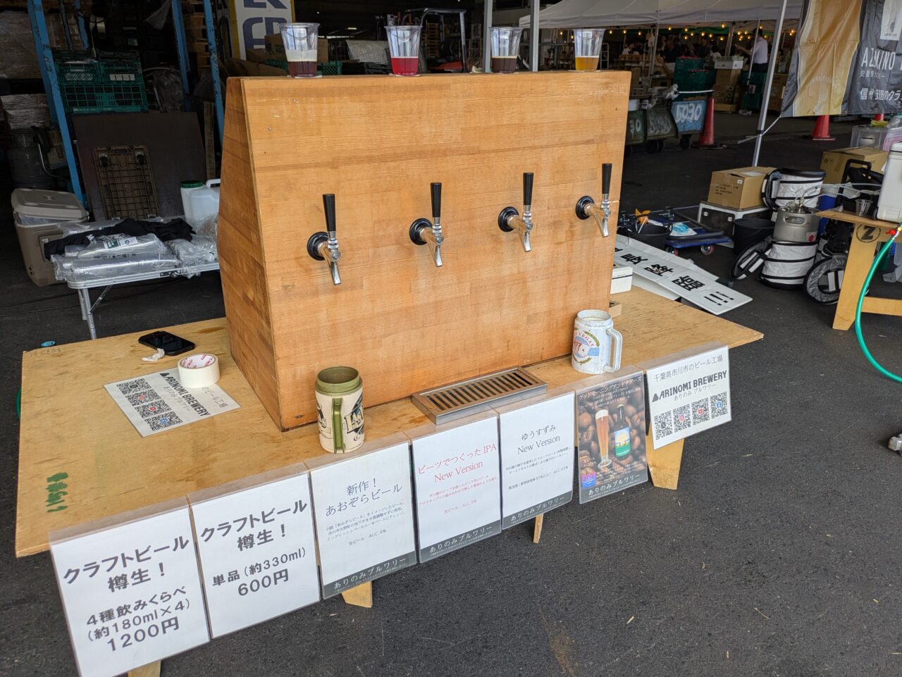 クラフトビールフェスタのありのみブルワリー