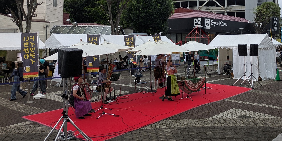 いちかわドイツデイのステージ