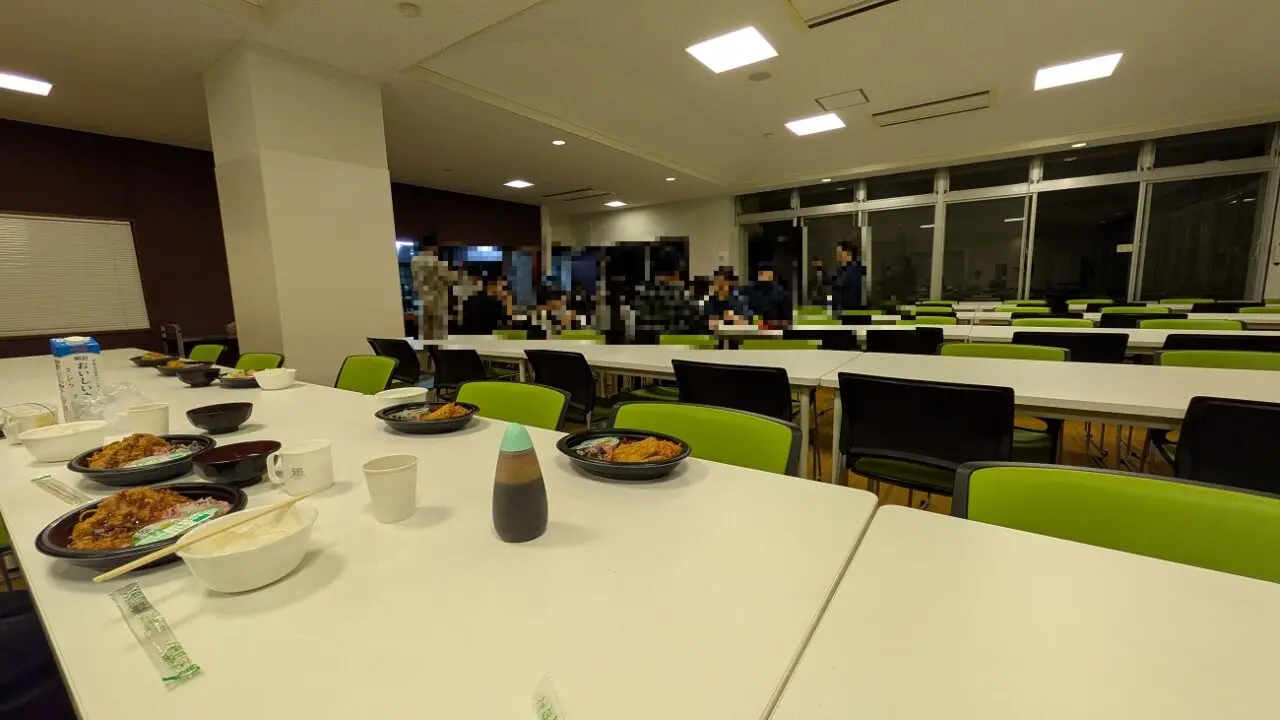 少年自然の家の宿泊体験の食事