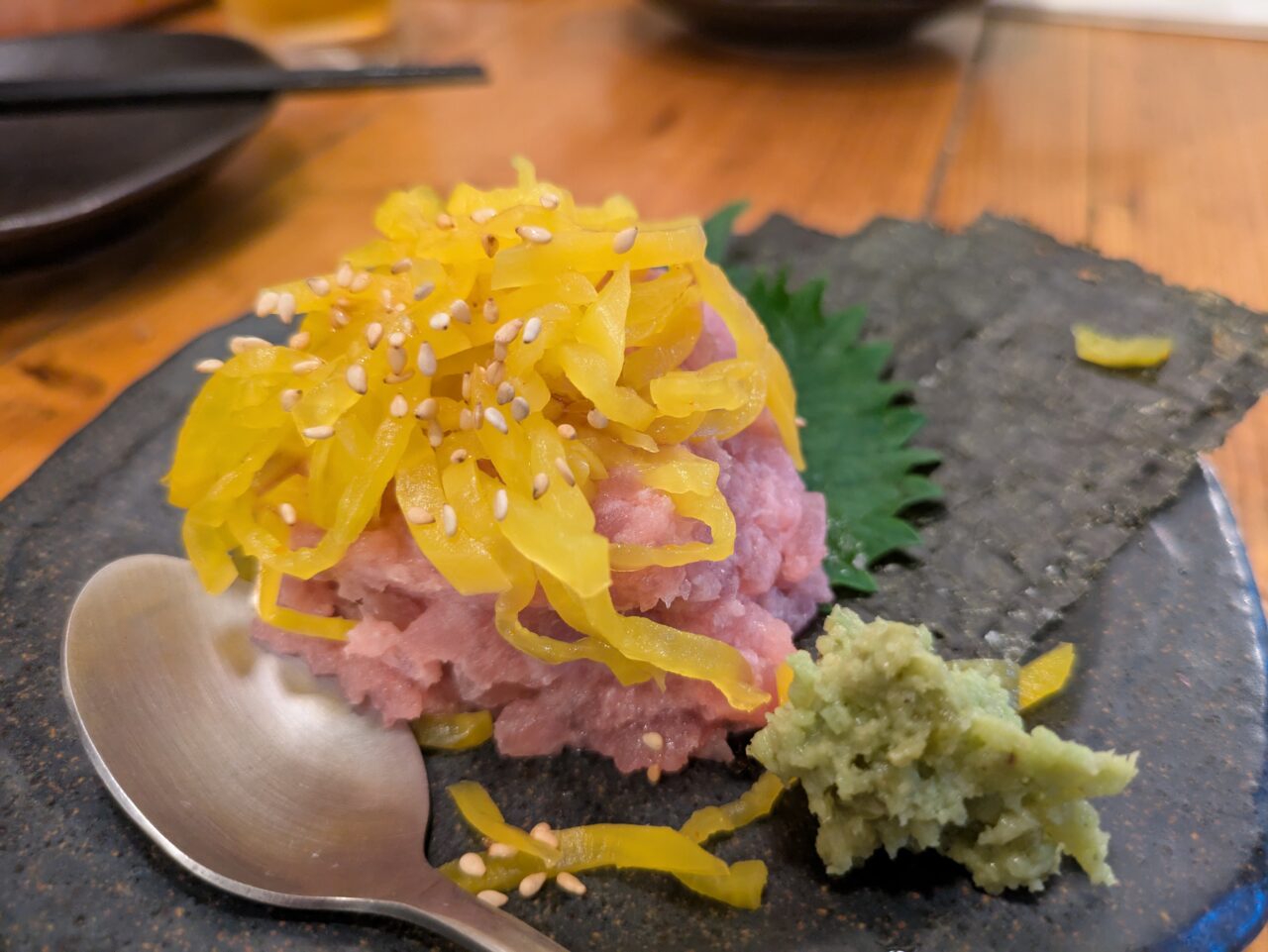 サカバ食堂大漁一家のおつまみトロタク