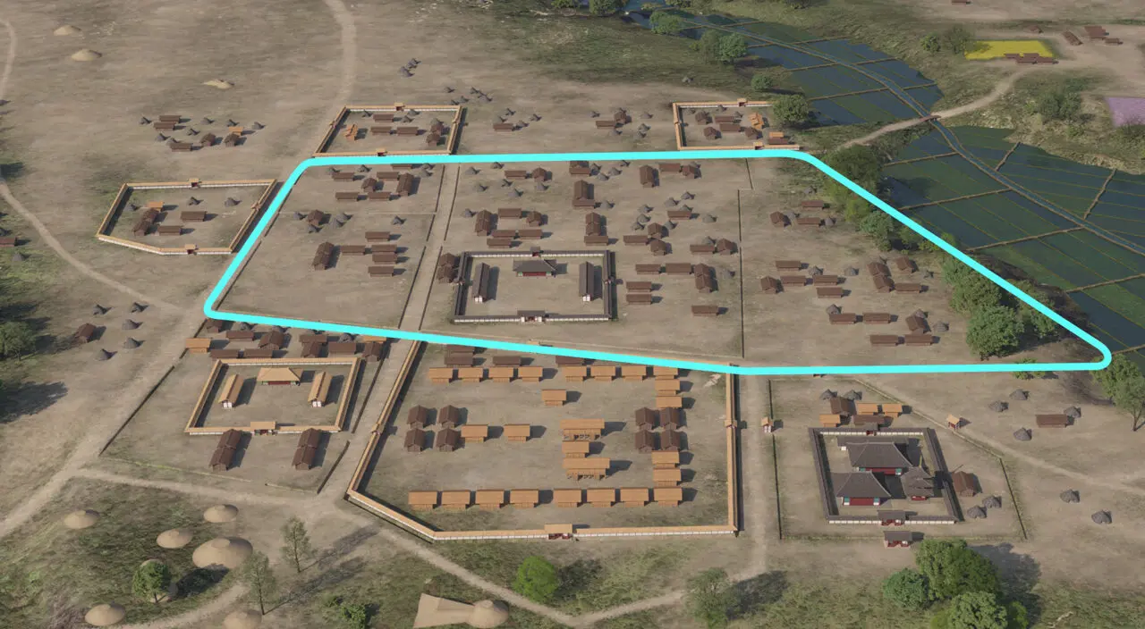 国衙・国庁全景