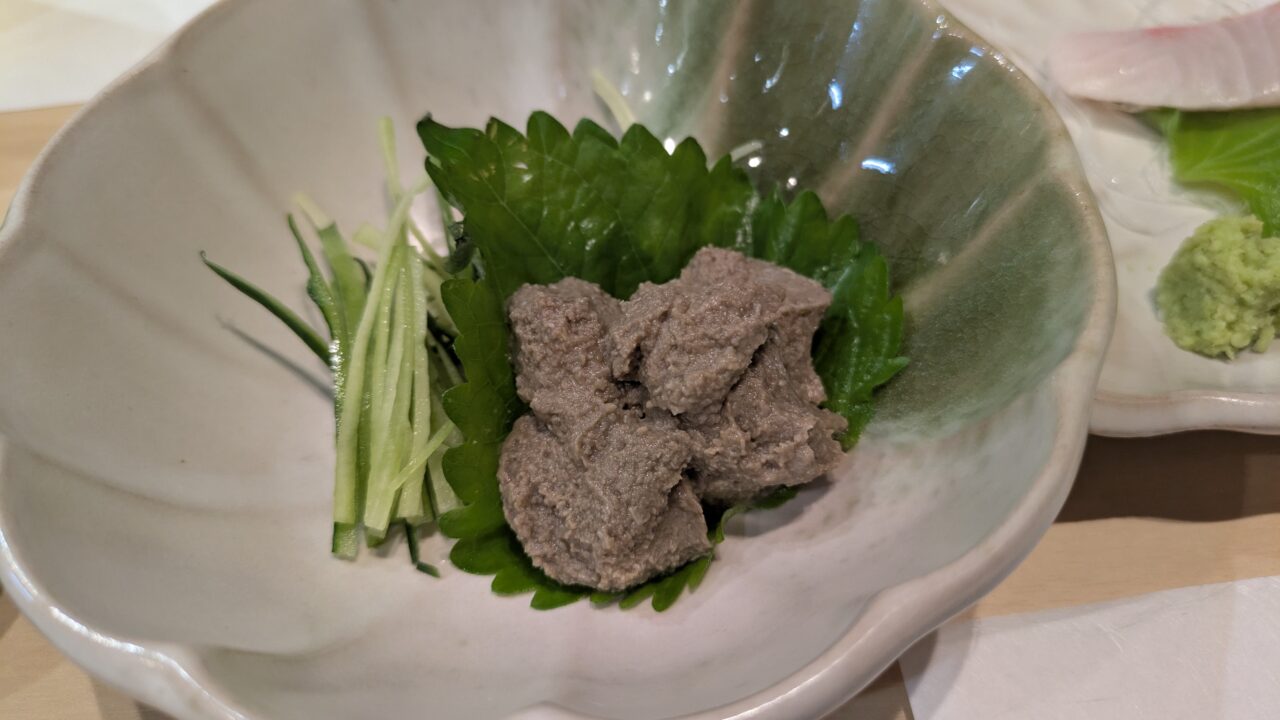 鮨恵比澤のかに味噌