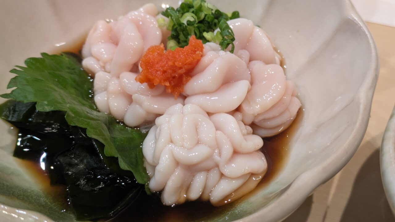 鮨恵比澤の白子ポン酢