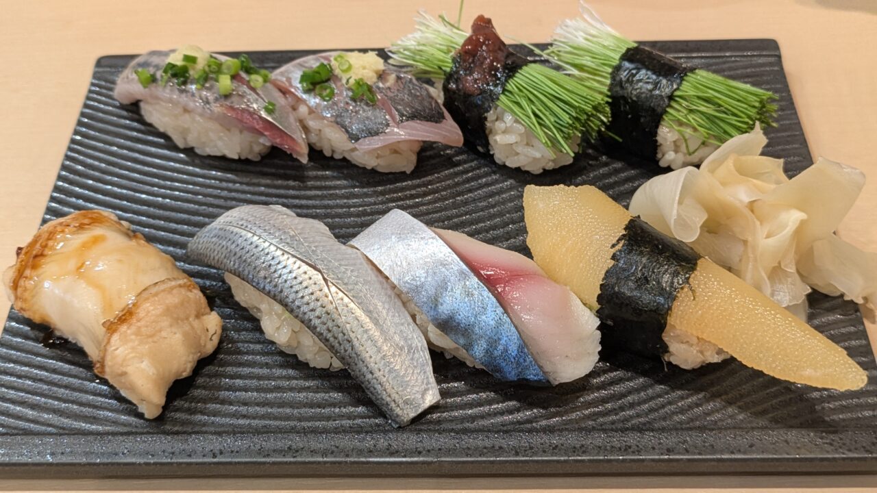 鮨恵比澤のお好み握り