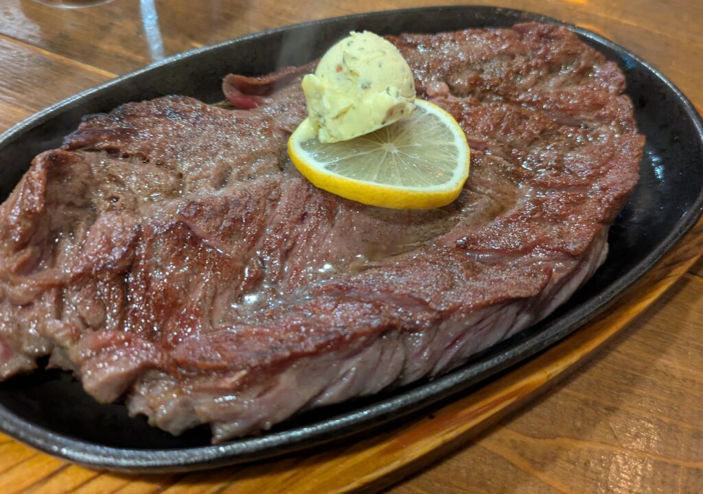 18ステーキダイナーのサガリステーキ