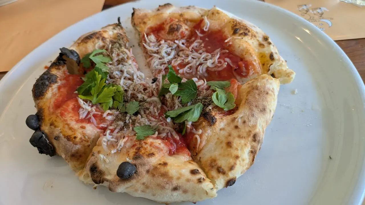 Pizzeria Due Lampioniのしらすオレガノ