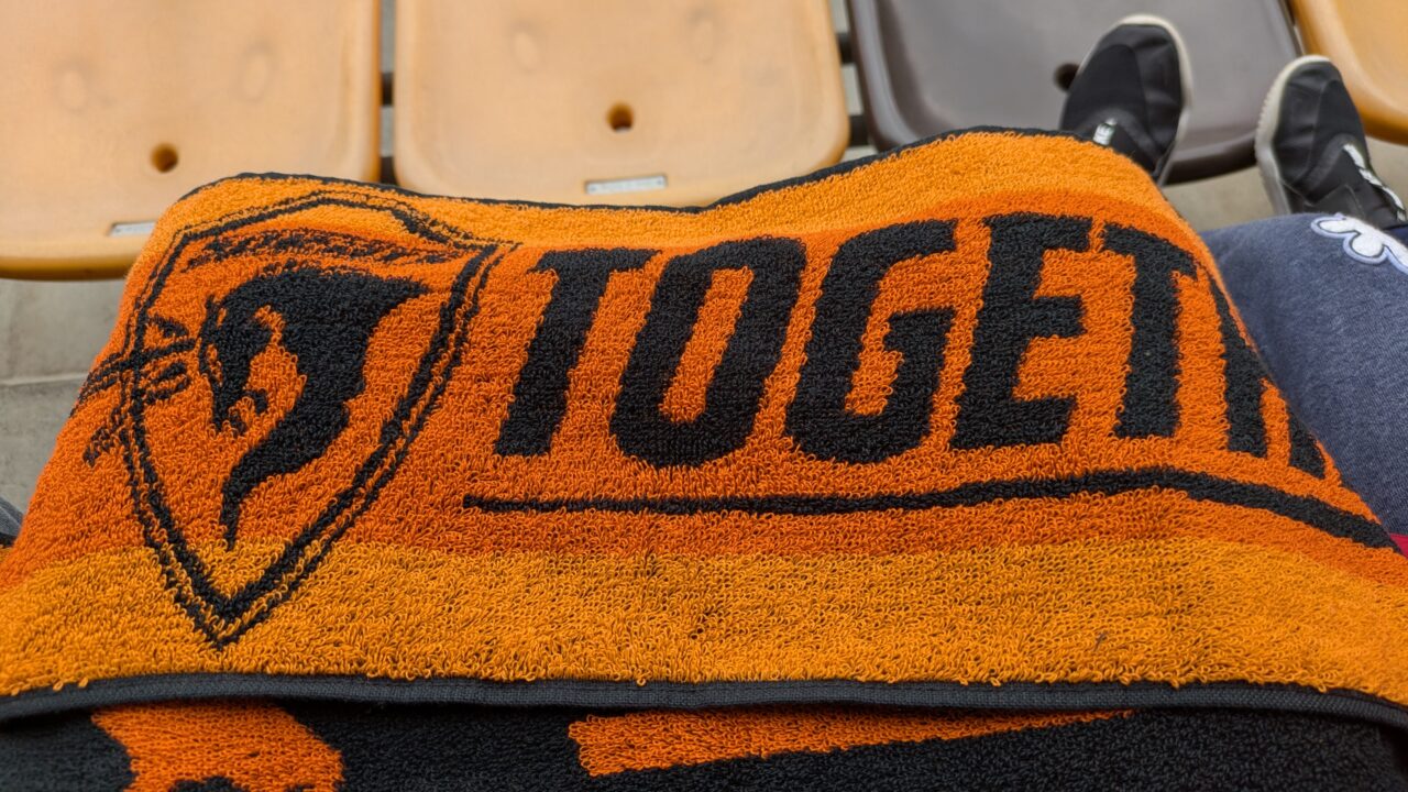 クボタスピアーズ船橋東京ベイのタオルマフラー