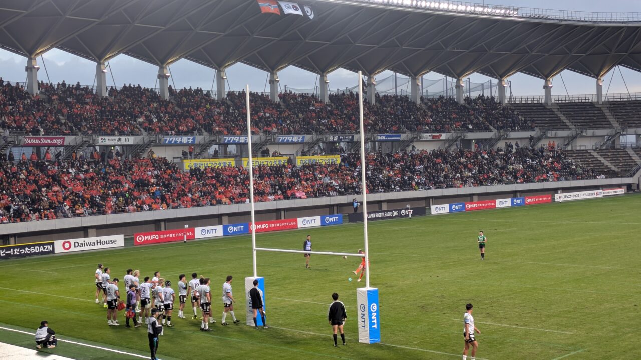 クボタスピアーズ船橋東京ベイのゴール裏自由席