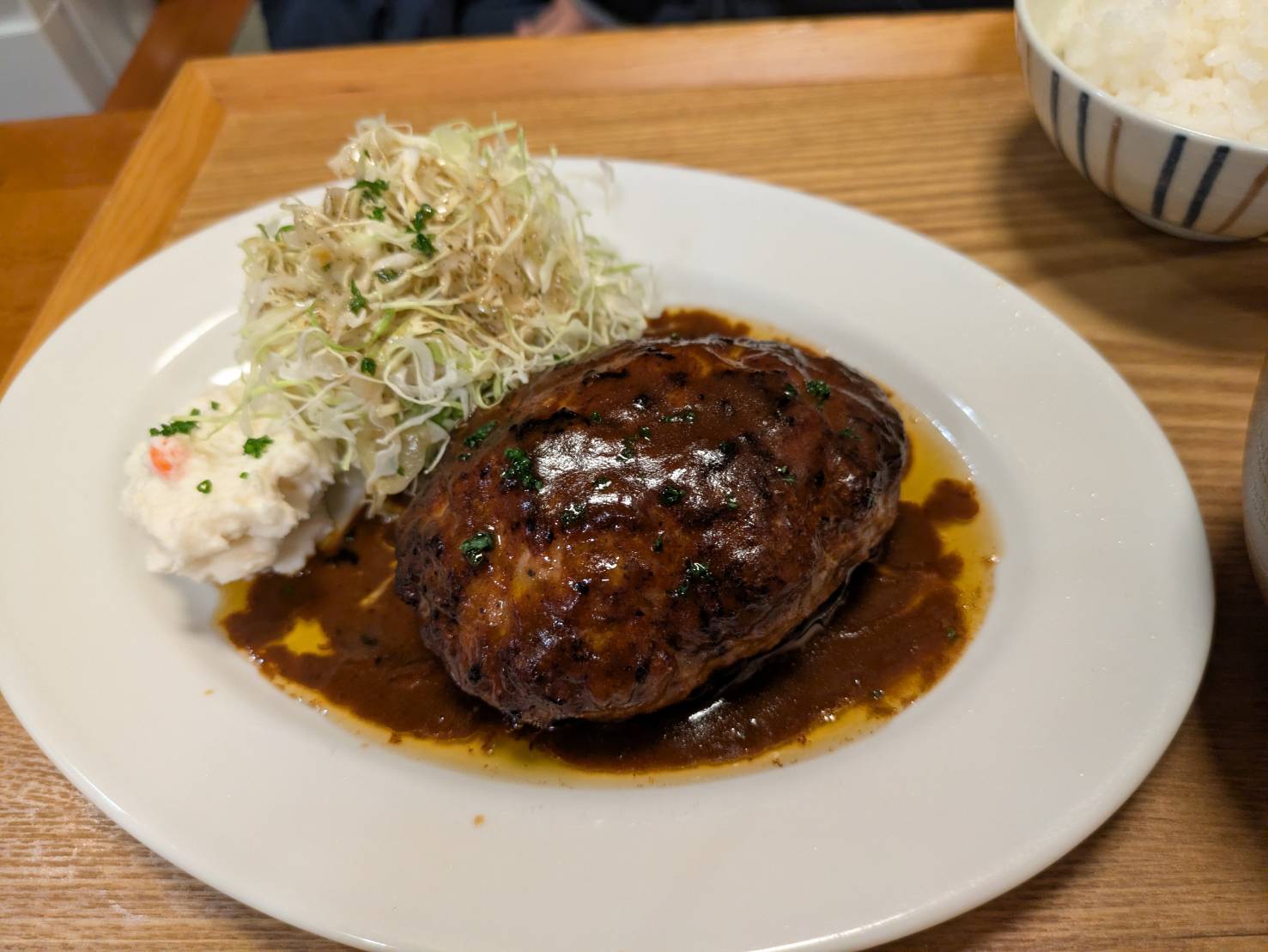 キッチン幸のハンバーグ