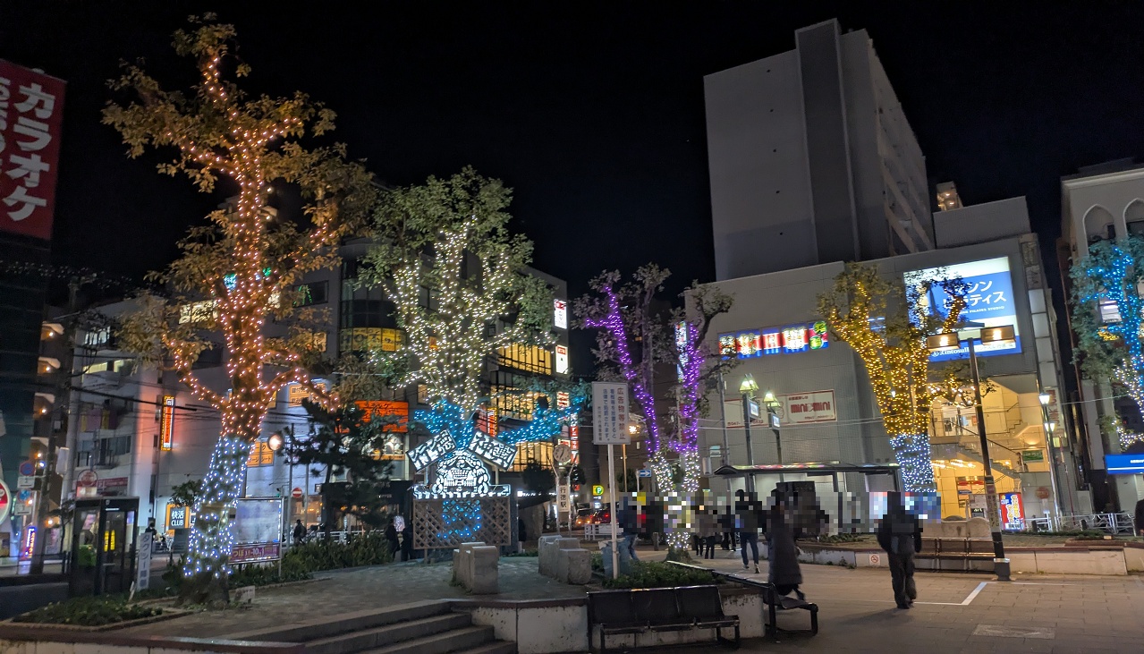 行徳駅のイルミネーション