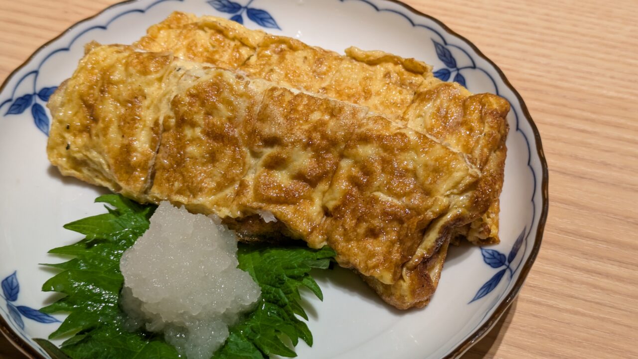 手打ちそば安田の出汁巻き玉子