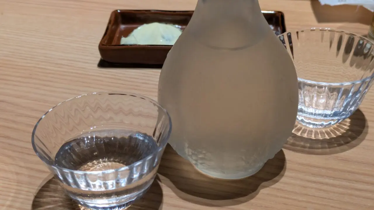 手打ちそば安田の日本酒