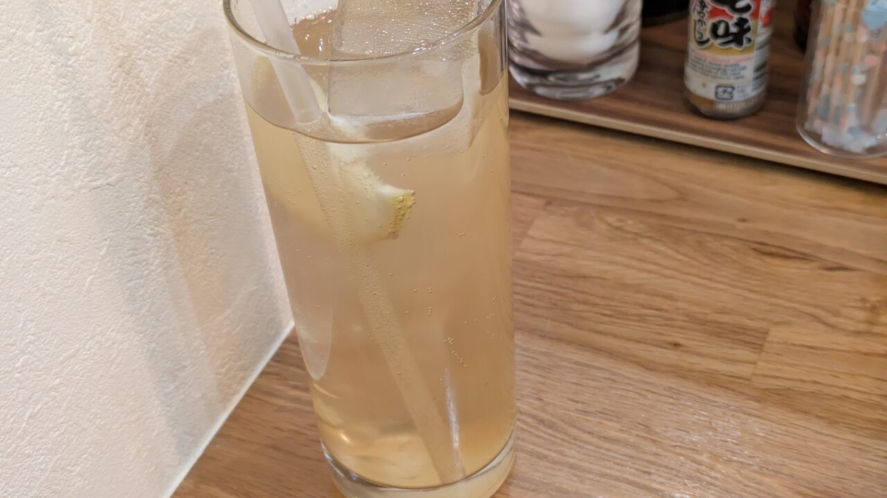 食堂オーツカのジンジャエール