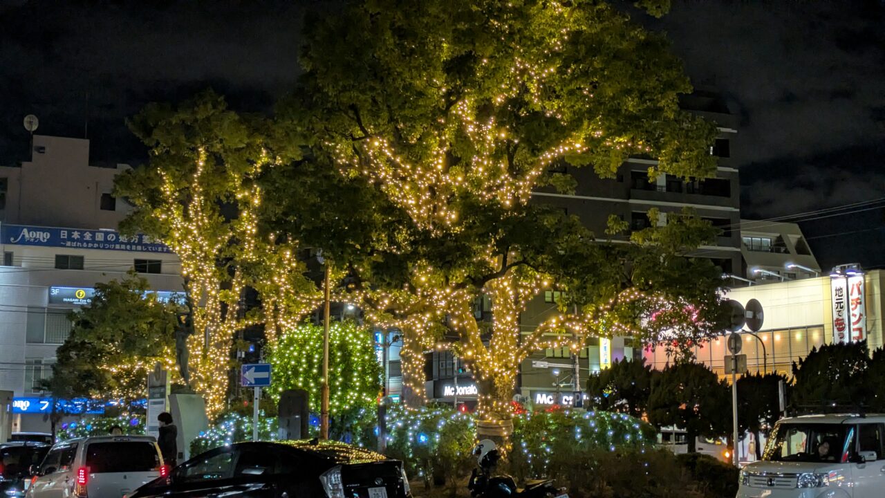南行徳駅のイルミネーション