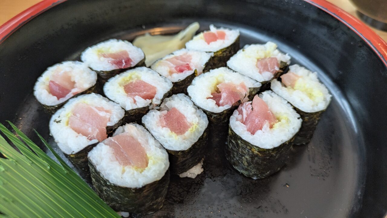 寿美家中山競馬場店の鉄火巻き