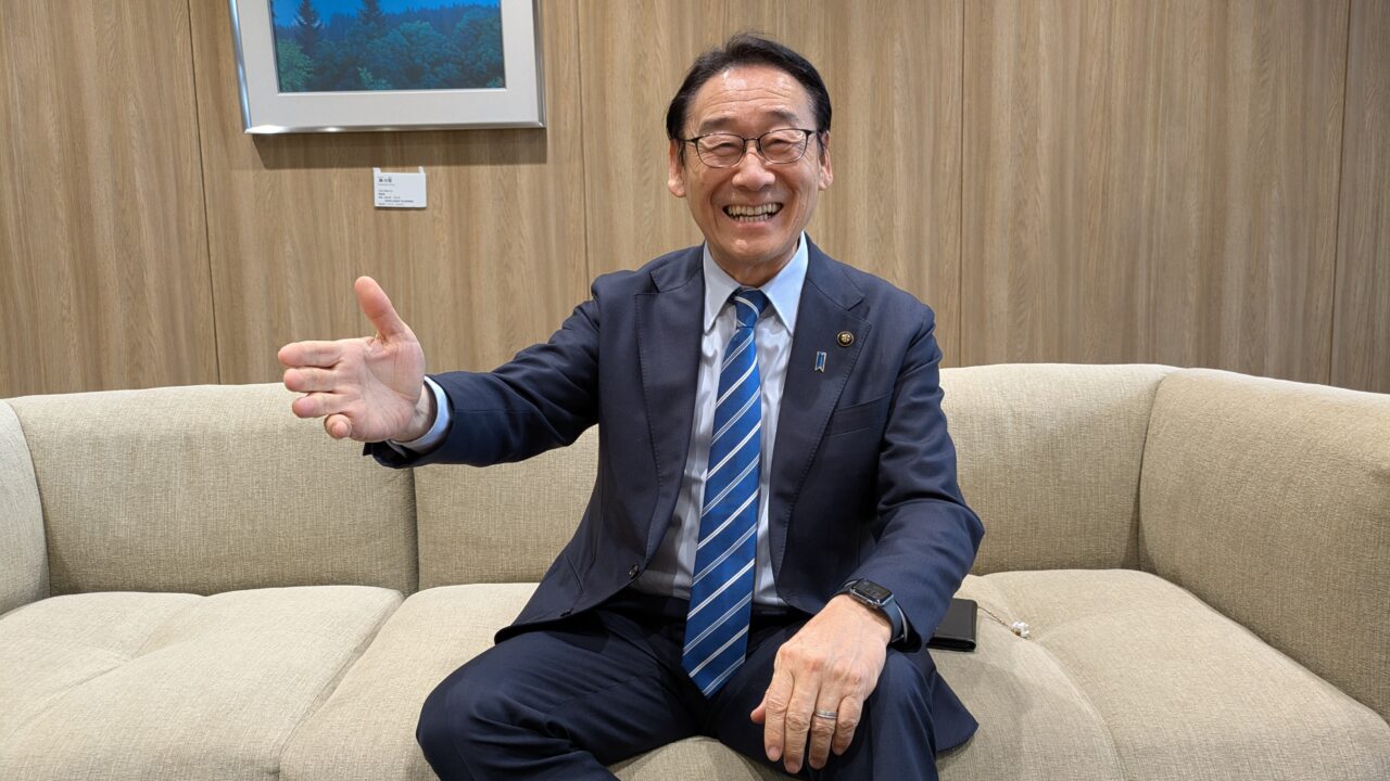 田中市長のインタビュー