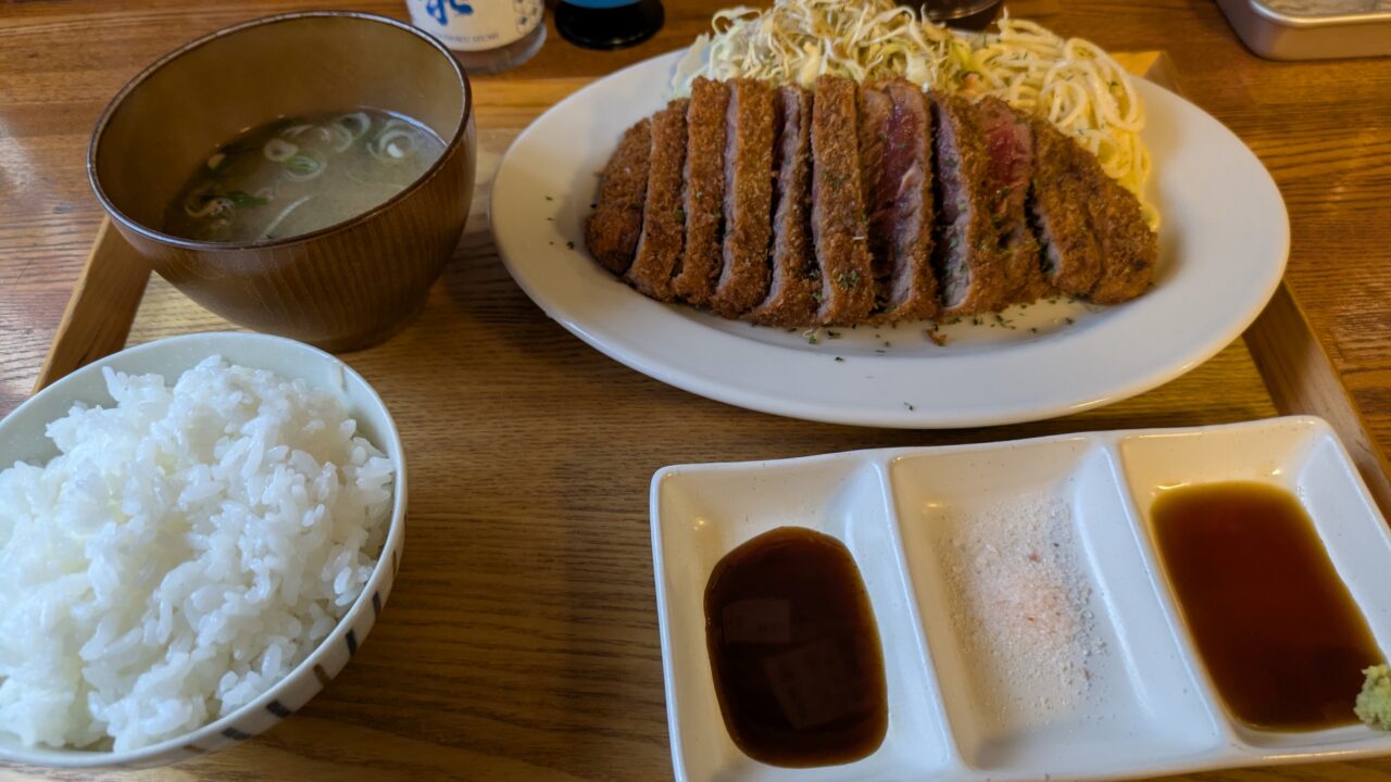キッチン幸のビーフカツ定食