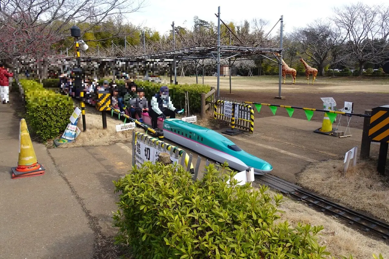 市川市動植物園のミニ列車
