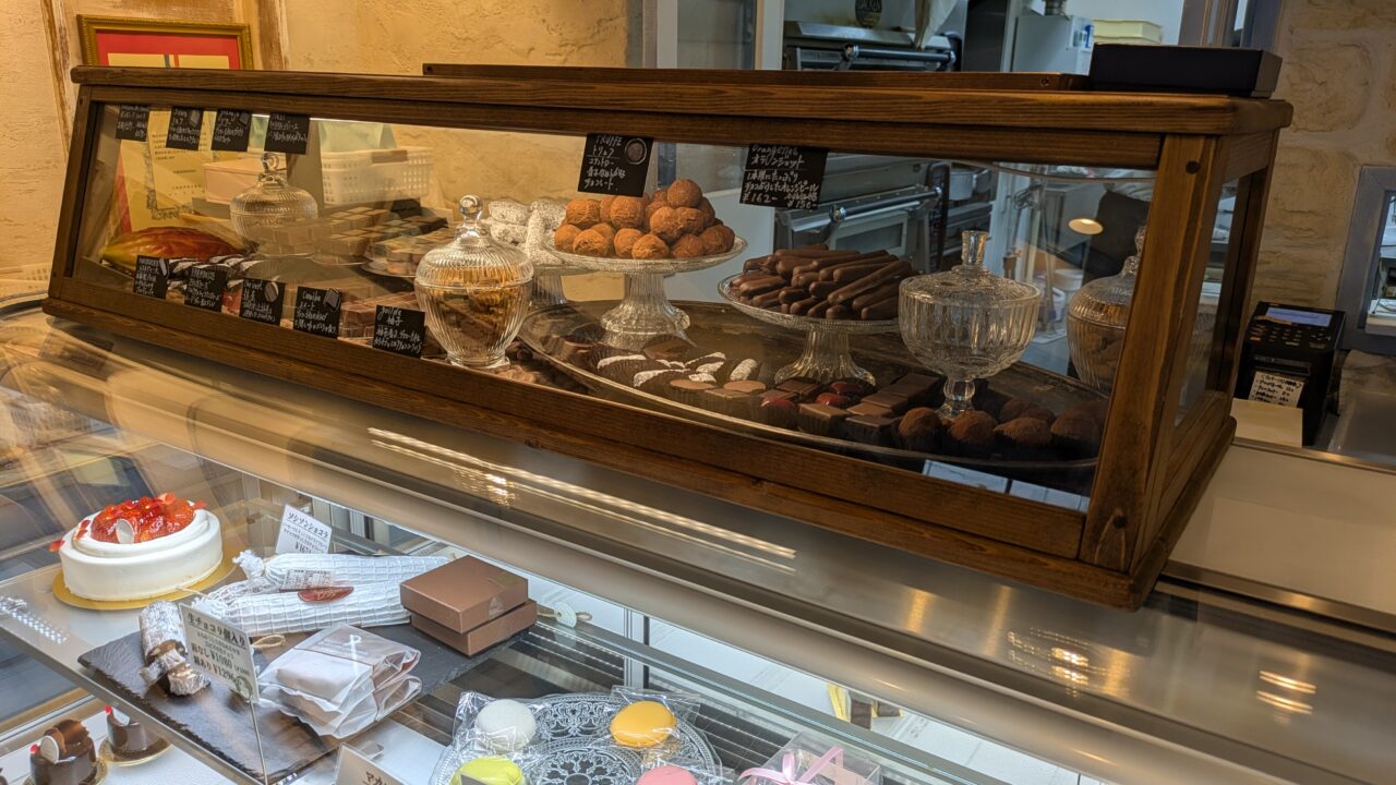 パティスリーデトゥールのチョコレート菓子