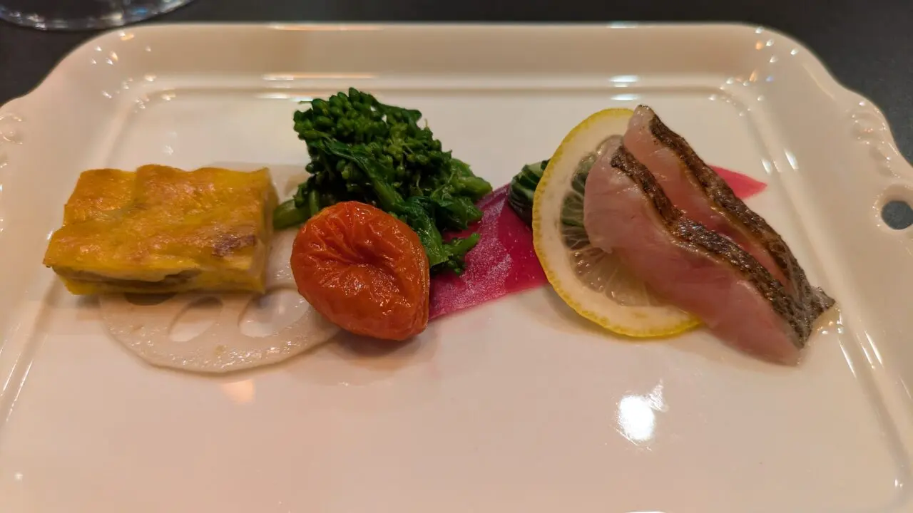 ワインと焼鳥ふじの前菜