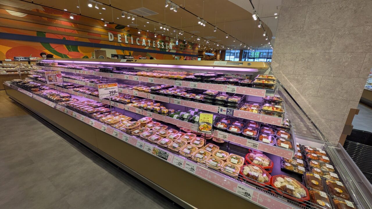 そよらリーフシティ市川の総菜コーナー