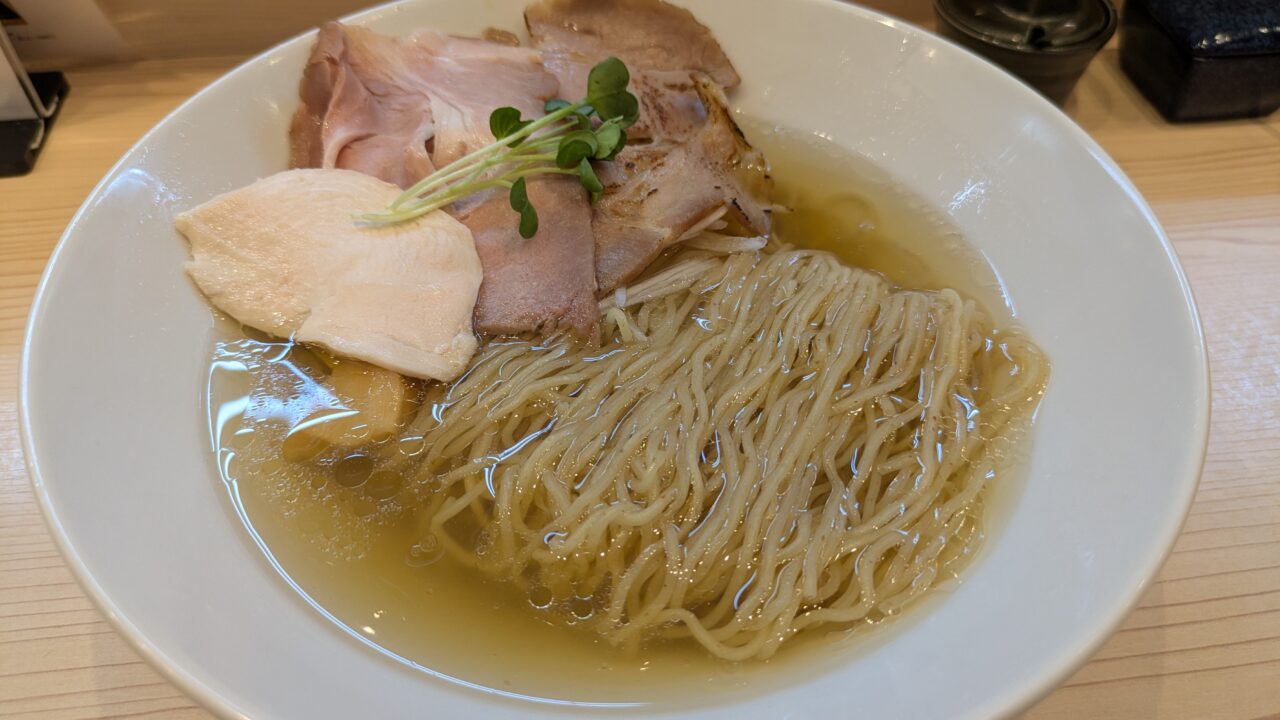 和麺彩の塩ラーメン