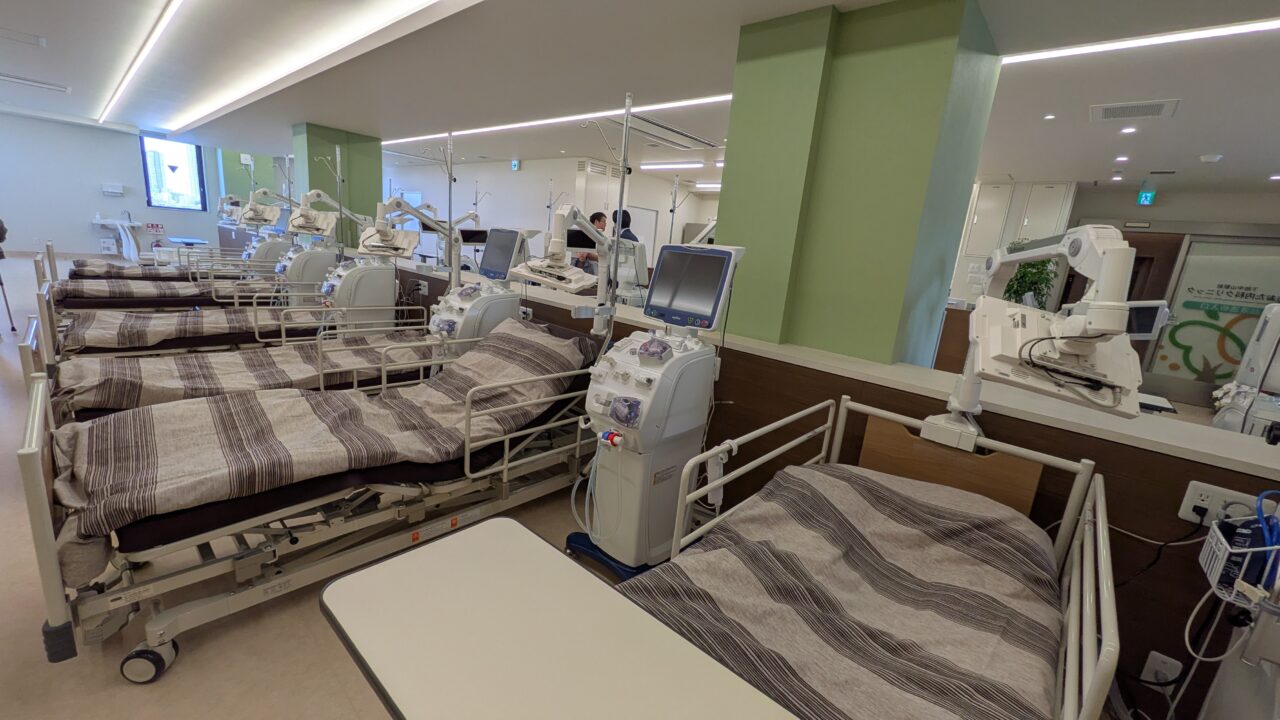 おおた内科クリニックの透析室