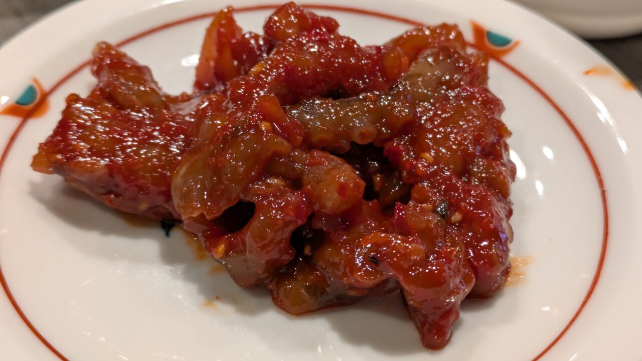オモニキムチのチャンジャ